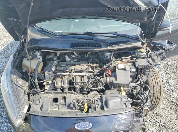 3FADP4EJ3JM114858 2018 FORD FIESTA Black Widok wnętrza z tyłu