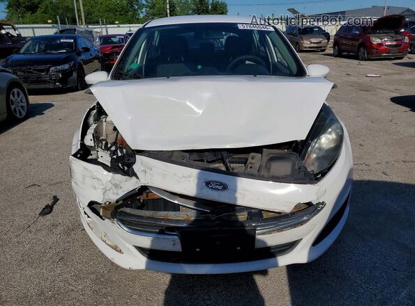 3FADP4EJ3JM122507 2018 FORD FIESTA White Widok z przodu
