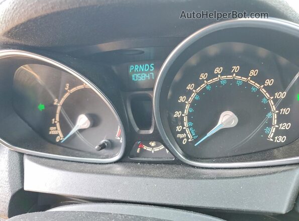 3FADP4EJ3JM127500 2018 FORD FIESTA Silver Widok zestawu wskaźników