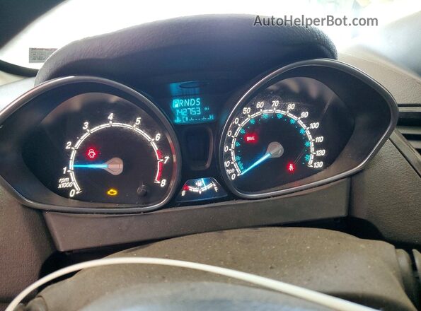 3FADP4EJ3KM106728 2019 FORD FIESTA Silver Widok zestawu wskaźników