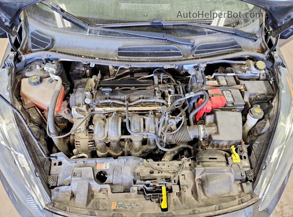 3FADP4EJ3KM131046 2019 FORD FIESTA Gray Widok wnętrza z tyłu