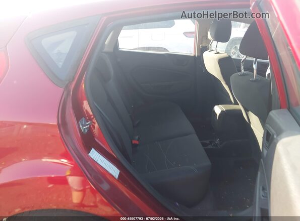3FADP4EJ4HM113258 2017 FORD FIESTA Maroon Vista de la etiqueta del VIN