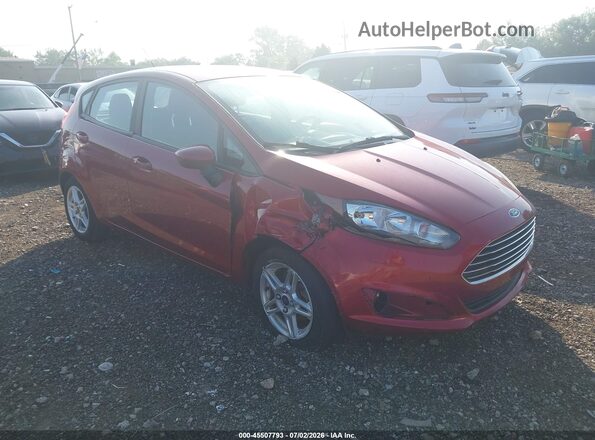 3FADP4EJ4HM113258 2017 FORD FIESTA Maroon Vista frontal