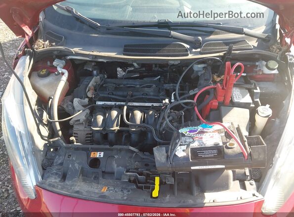 3FADP4EJ4HM113258 2017 FORD FIESTA Maroon Vista trasera
