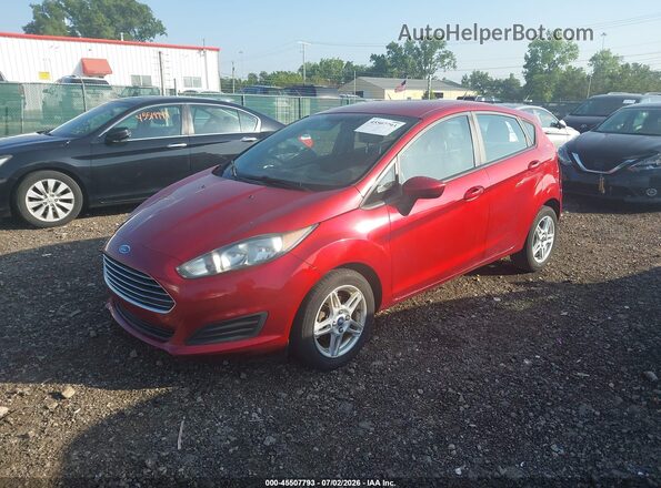 3FADP4EJ4HM113258 2017 FORD FIESTA Maroon Vista tres cuartos delantera izquierda