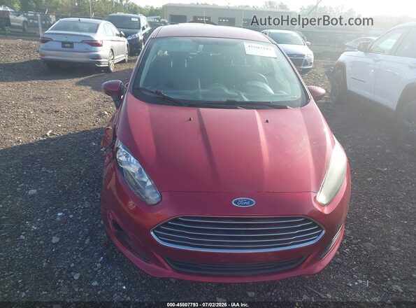 3FADP4EJ4HM113258 2017 FORD FIESTA Maroon Vista del cuadro de instrumentos