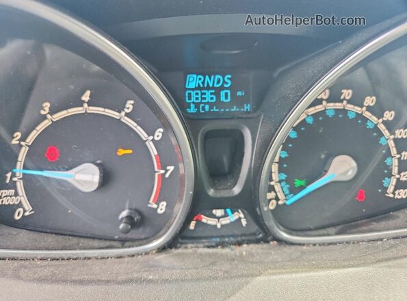 3FADP4EJ4JM111113 2018 FORD FIESTA Charcoal Widok zestawu wskaźników