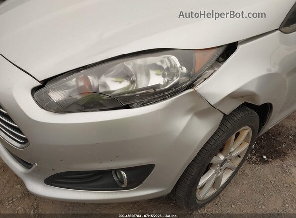 3FADP4EJ4JM128509 2018 FORD FIESTA Silver Вид спереду
