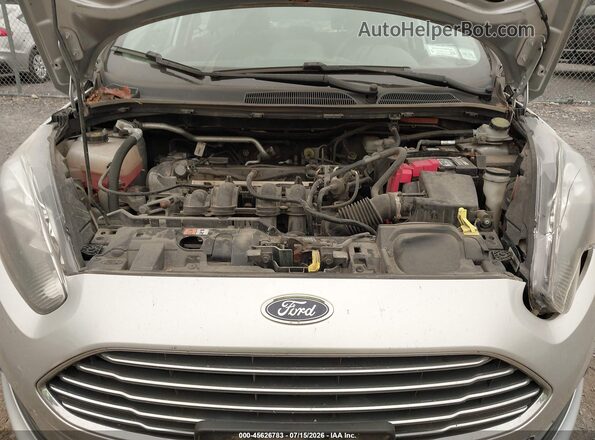 3FADP4EJ4JM128509 2018 FORD FIESTA Silver Вид ззаду
