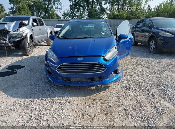 3FADP4EJ4JM138215 2018 FORD FIESTA Синий Вид спереди