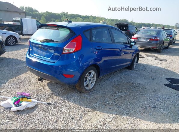 3FADP4EJ4JM138215 2018 FORD FIESTA Синий Задняя правая четверть