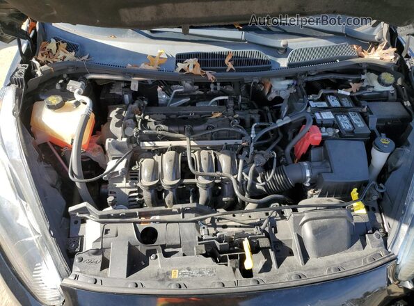 3FADP4EJ5GM144291 2016 FORD FIESTA Black Widok wnętrza z tyłu