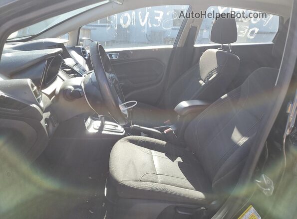 3FADP4EJ5GM144291 2016 FORD FIESTA Black Widok wnętrza z przodu