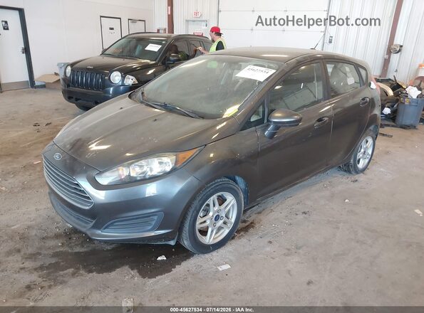 3FADP4EJ5JM101593 2018 FORD FIESTA Gray Առջևի ձախ երեք քառորդ տեսարան