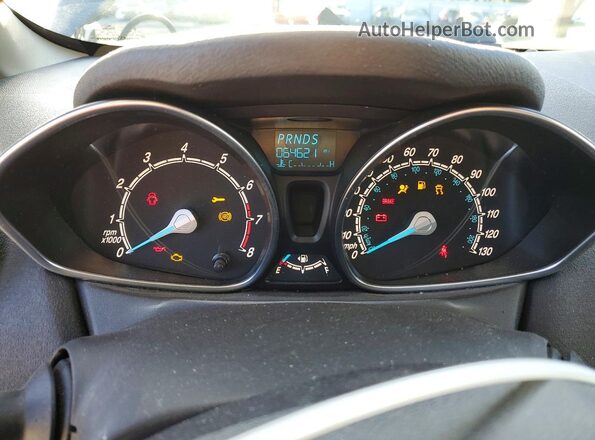 3FADP4EJ5JM143147 2018 FORD FIESTA Gray Widok zestawu wskaźników