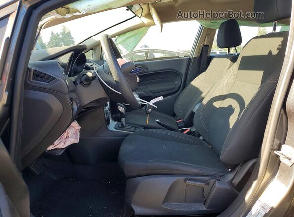 3FADP4EJ5JM143147 2018 FORD FIESTA Gray Widok wnętrza z przodu