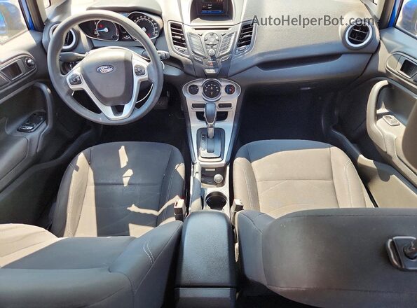 3FADP4EJ5JM147621 2018 FORD FIESTA Blue Widok deski rozdzielczej