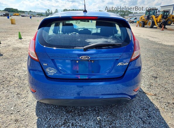 3FADP4EJ5JM147621 2018 FORD FIESTA Blue Widok z tyłu