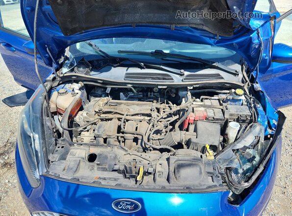 3FADP4EJ5JM147621 2018 FORD FIESTA Blue Widok wnętrza z tyłu