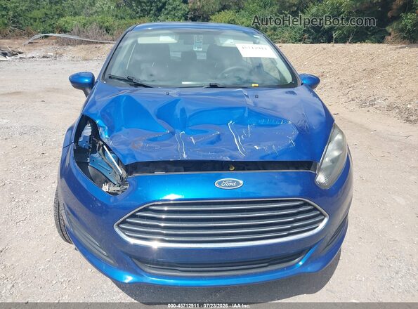 3FADP4EJ5KM122607 2019 FORD FIESTA Blue Instrument cluster view