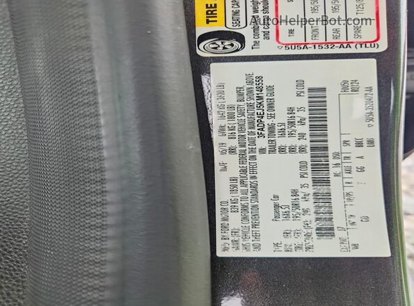 3FADP4EJ5KM148558 2019 FORD FIESTA Gray Vista del compartimento del motor