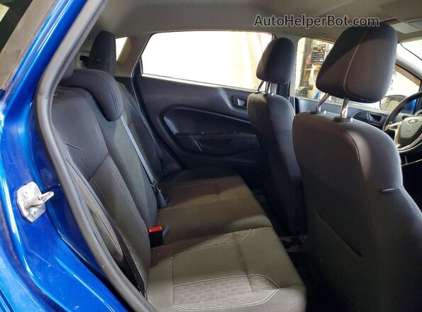 3FADP4EJ5KM151847 2019 FORD FIESTA Blue უკანა სავარძლების ხედი
