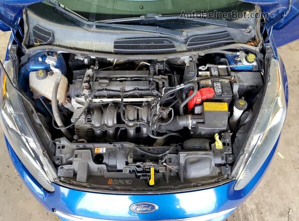 3FADP4EJ5KM151847 2019 FORD FIESTA Blue უკანა სალონის ხედი