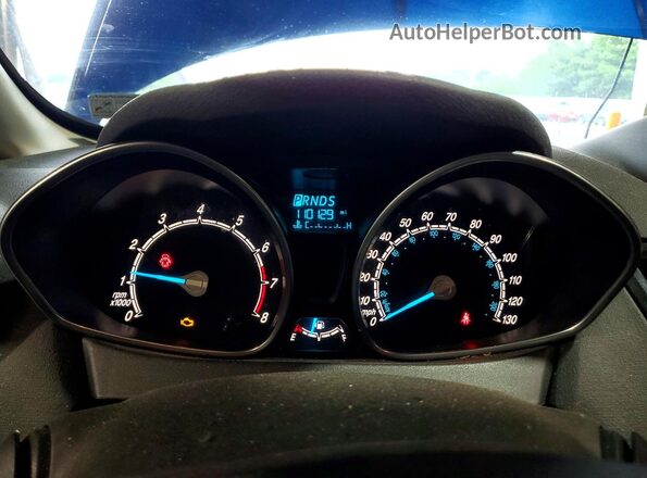 3FADP4EJ5KM151847 2019 FORD FIESTA Blue ხელსაწყოთა პანელის ხედი