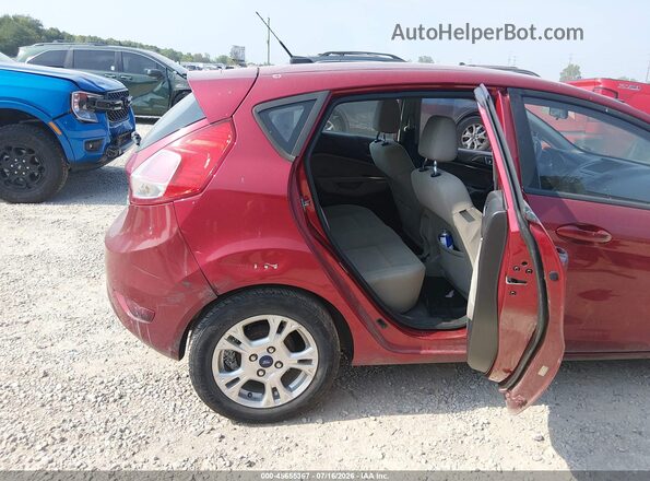 3FADP4EJ6GM155011 2016 FORD FIESTA Red VIN კოდის სტიკერის ხედი