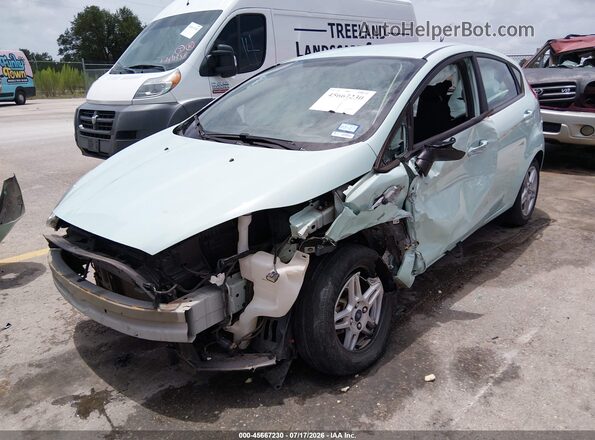 3FADP4EJ6HM128330 2017 FORD FIESTA Teal წინა მარცხენა ხედი სამი მეოთხედიდან