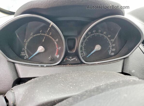 3FADP4EJ6KM134068 2019 FORD FIESTA Black Widok zestawu wskaźników