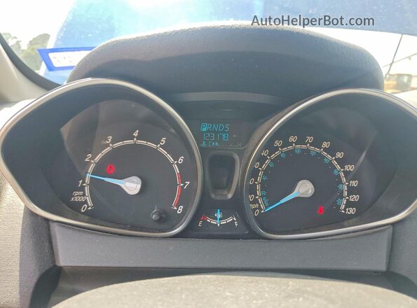 3FADP4EJ6KM153171 2019 FORD FIESTA Blue Սարքավորումների վահանակի տեսք