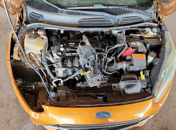 3FADP4EJ7GM139366 2016 FORD FIESTA Оранжевый Вид задней части салона
