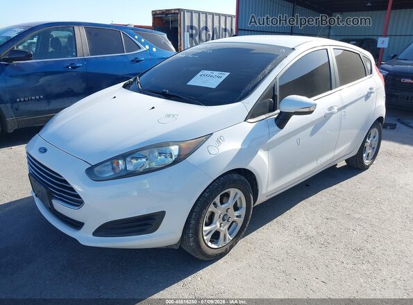 3FADP4EJ7GM205236 2016 FORD FIESTA White Առջևի ձախ երեք քառորդ տեսարան