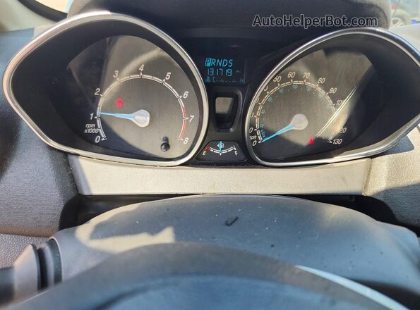 3FADP4EJ7HM135822 2017 FORD FIESTA Gray Vista del cuadro de instrumentos
