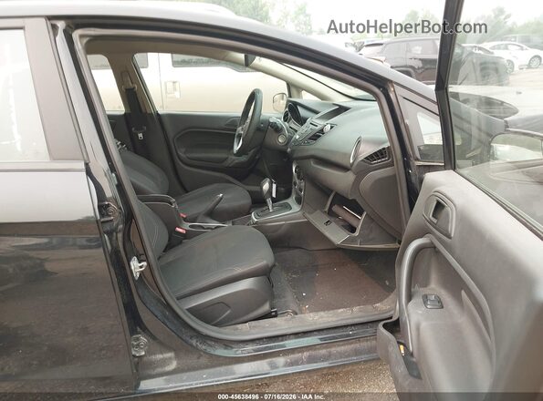 3FADP4EJ7JM109341 2018 FORD FIESTA Black Front interior view