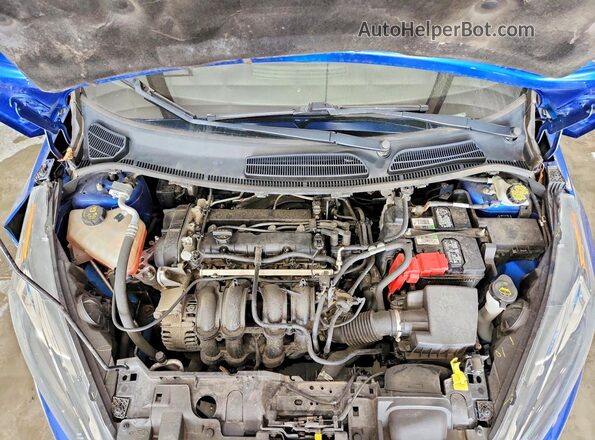 3FADP4EJ7JM117231 2018 FORD FIESTA Blue Սալոնի հետևի տեսք