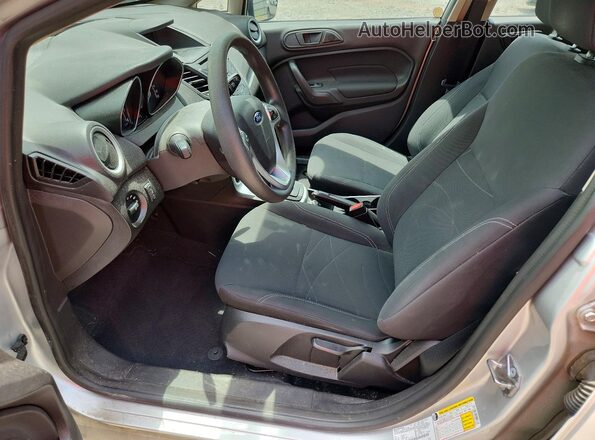 3FADP4EJ7KM158637 2019 FORD FIESTA Silver წინა სალონის ხედი