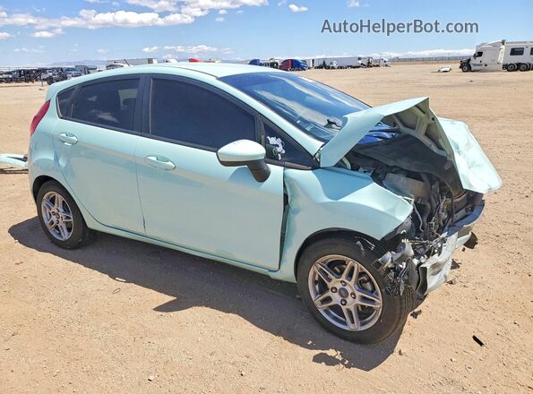 3FADP4EJ8HM137885 2017 FORD FIESTA Turquoise Przód prawy
