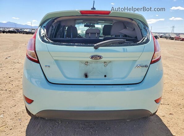 3FADP4EJ8HM137885 2017 FORD FIESTA Turquoise Widok z tyłu