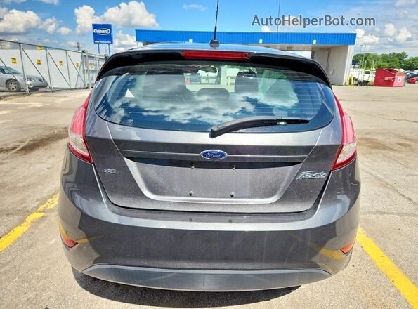 3FADP4EJ8HM153035 2017 FORD FIESTA Gray უკანა ხედი