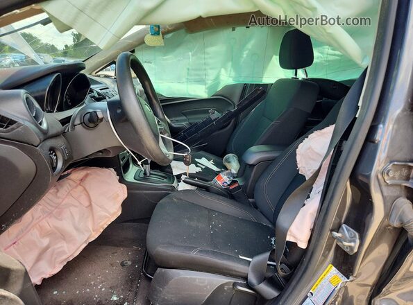 3FADP4EJ8HM153035 2017 FORD FIESTA Gray წინა სალონის ხედი