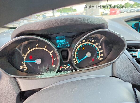 3FADP4EJ8HM153035 2017 FORD FIESTA Gray ხელსაწყოთა პანელის ხედი