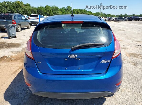 3FADP4EJ8JM128383 2018 FORD FIESTA Blue Widok z tyłu