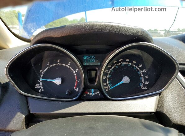3FADP4EJ8JM128383 2018 FORD FIESTA Blue Widok zestawu wskaźników