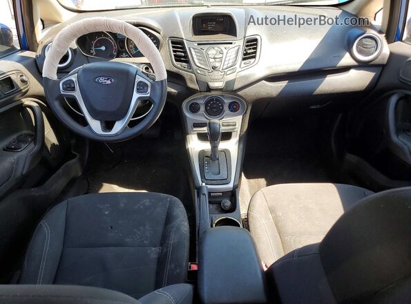 3FADP4EJ8JM128383 2018 FORD FIESTA Blue Widok deski rozdzielczej