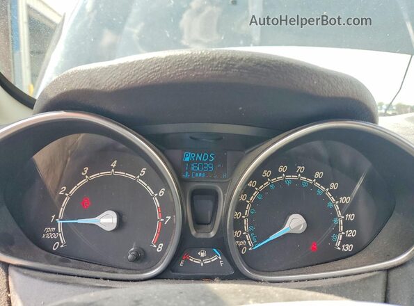 3FADP4EJ8KM102433 2019 FORD FIESTA Black Вид щитка приладів