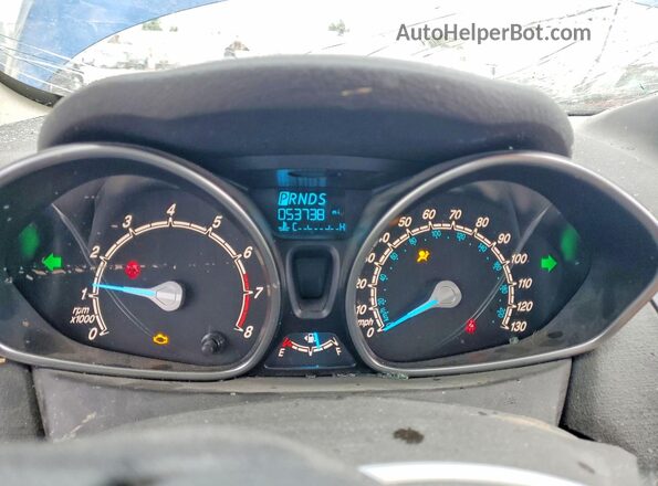 3FADP4EJ8KM120009 2019 FORD FIESTA Blue Вид щитка приладів