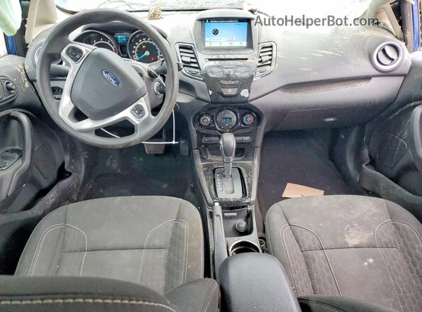 3FADP4EJ8KM120009 2019 FORD FIESTA Blue Вид панелі приладів