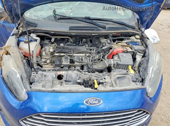 3FADP4EJ8KM120009 2019 FORD FIESTA Blue Вид задньої частини салону